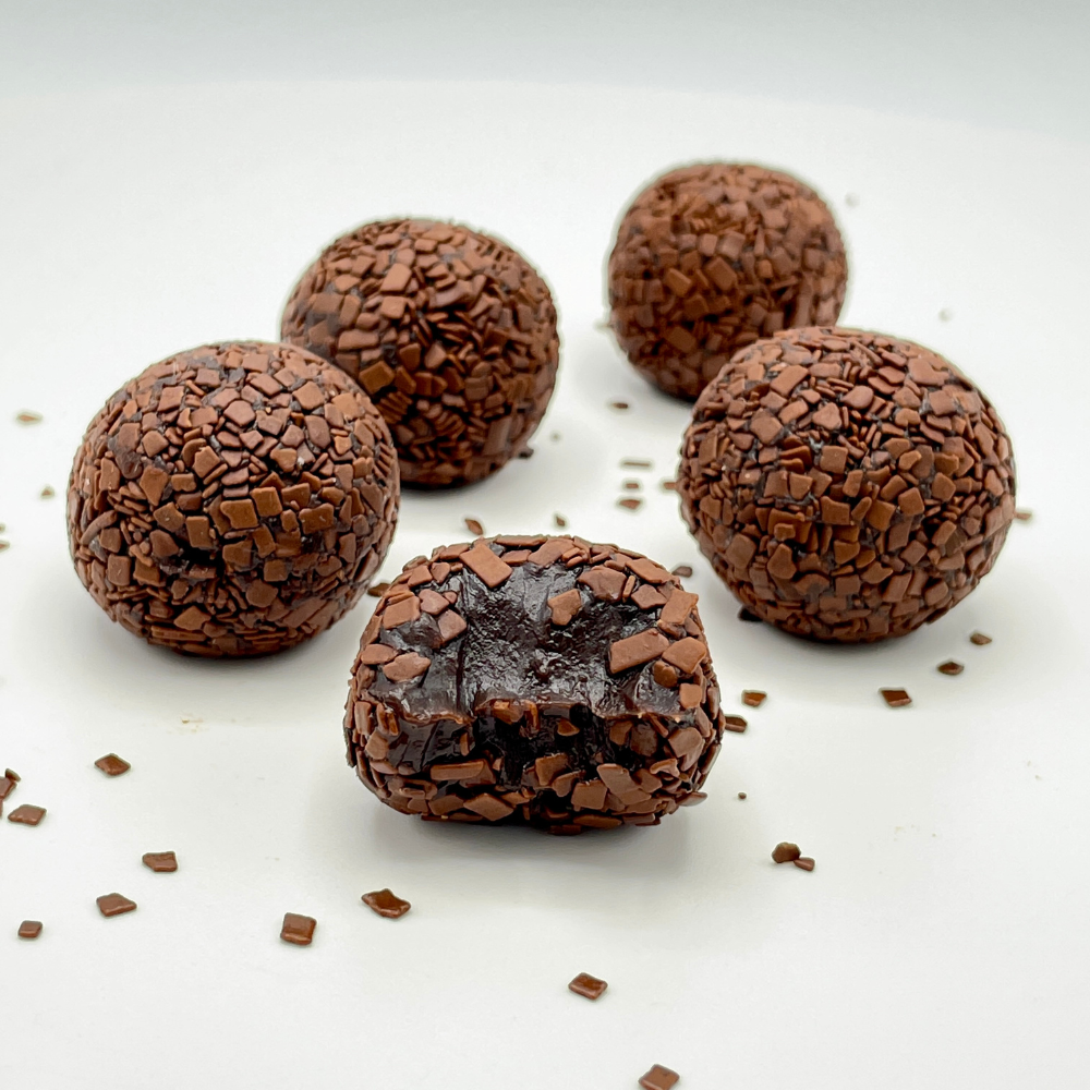 5 Truffles by Parlott on white background